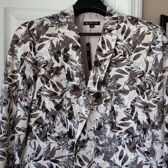 INC INTERNATIONAL CONCEPTS Mens Jacket Blazer Printed Sport Coat Slim Fit XL NEW - Picture 2 of 16